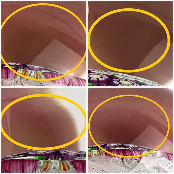 Perthshire 1979 Skier Pine Tree Picture Cane Millefiori Twist PP27? Paperweight - Picture 15 of 16